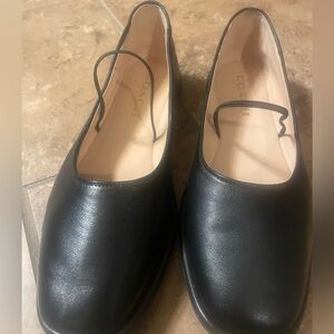 Coach Black Mary Jane Flats